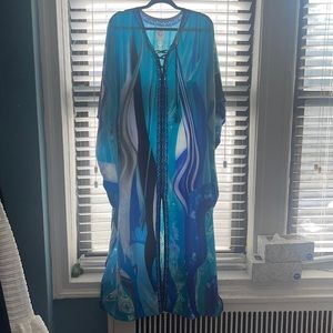 Blue Santorini Kaftan